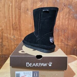 Bearpaw Black Kids Boots